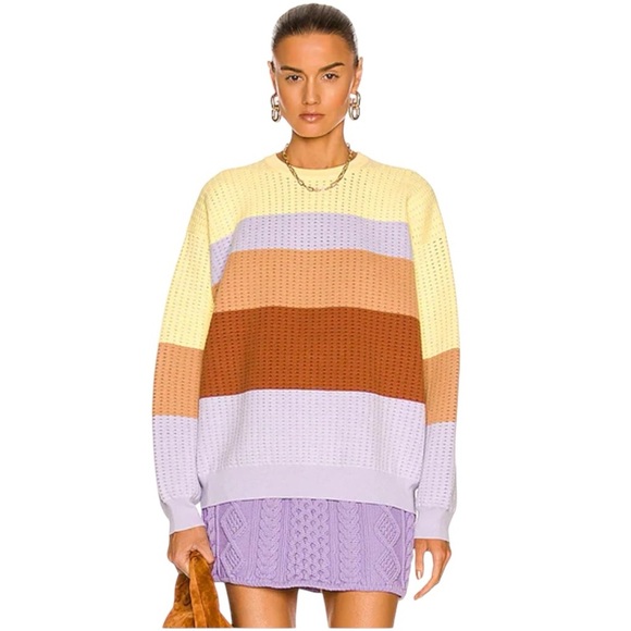 AKNVAS Cruz Sweater Retails $495 Size XS Color: Sun - Picture 1 of 13